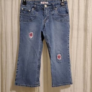 vintage sz M crop jeans w/sparkle